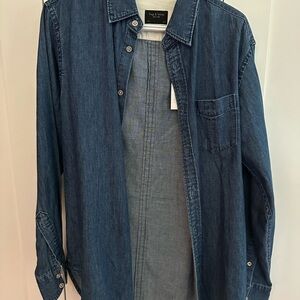 Rag & Bone Indigo Denim Shirt